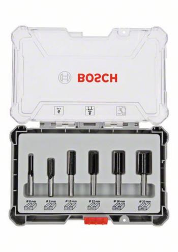 Sada drážkovacích fréz, stopka 6 mm, 6 kusov Bosch Accessories 2607017465