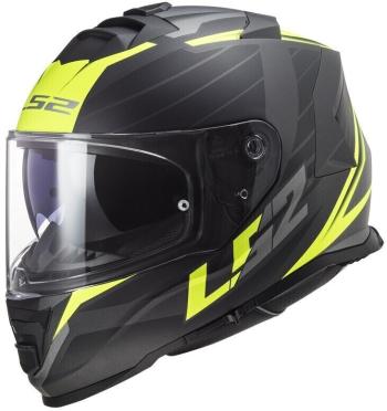 LS2 FF800 Storm Nerve Matt Black H-V Yellow XL Prilba