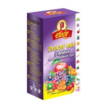 AGROKARPATY elixír Ovocný MIX 5 druhov ovocno bylinných čajov 20x1,5 g (30 g)