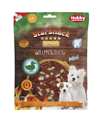 Nobby StarSnack Barbecue MINI Wrapped Duck 375 g