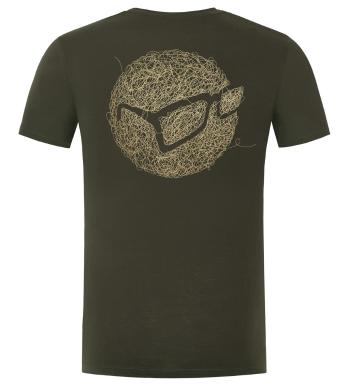 Korda tričko birdsnest tee dark olive - l