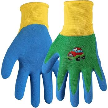 Canis Detské pracovné rukavice Drago - Modrá | 7 rokov