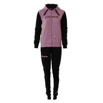 TUTA DONNA 103 CON CAPP. in FELPA VIOLA/NERO Tg. 2XL