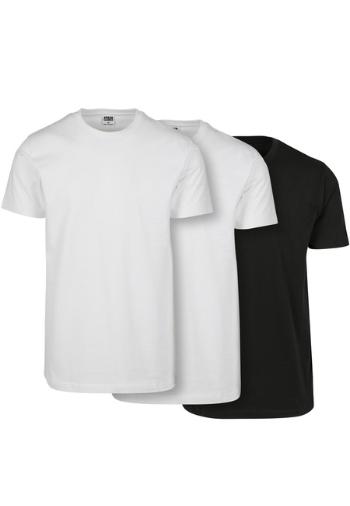 Urban Classics Basic Tee 3-Pack white/white/black - 5XL