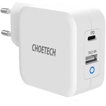 ChoeTech GaN Mini 65 W Fast Charger White (PD8002-EU)