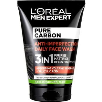 ĽORÉAL PARIS Men Expert Pure Carbon 3 v 1 Face Wash, 100 ml (3600523979226)
