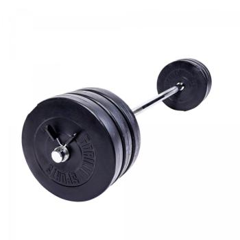 Gorilla Sports Set nakladacích tyčí + závažia, plast, 38 kg