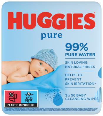 HUGGIES Pure Triplo 3x56 ks