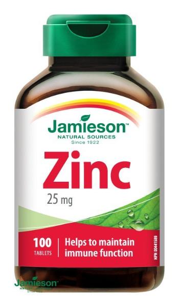 Jamieson Zinok 25 mg 100 tbl.