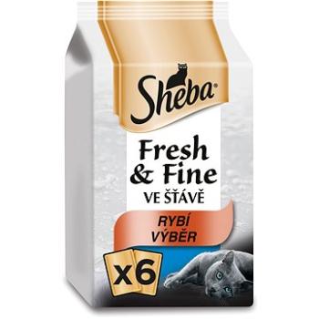 Sheba Fresh & Fine rybí výber 6× 50 g (4770608260101)