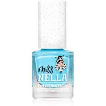 Miss Nella Peel Off Nail Polish lak na nechty pre deti MN01 Mermaid Blue 4 ml