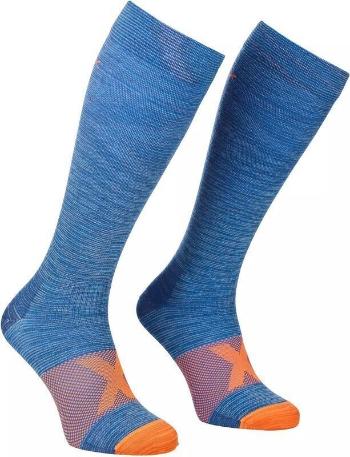 Ortovox Tour Compression Long M Safety Blue 45-47 Ponožky