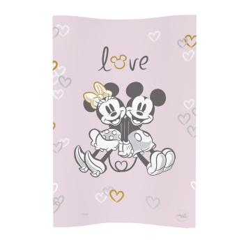 CEBA Podložka prebaľovacia mäkká COSY 50x70 Disney Minnie&Mickey Pink