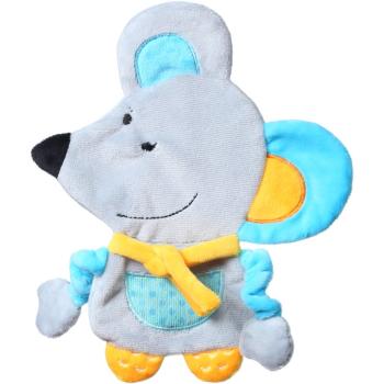 BabyOno Have Fun Cuddly Toy for Babies hebký maznáčik s hryzadielkom Mouse Kirstin 1 ks