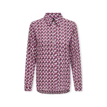 Only  Alma Life Poly Shirt L/S - Magenta Purple/Posh  Blúzka Ružová