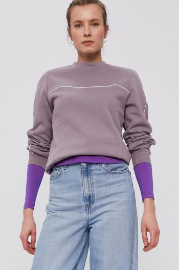 Mikina Nike Sportswear dámska, fialová farba, jednofarebná