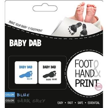 Baby Dab Farba na detské odtlačky, modrá, sivá (8594173090101)