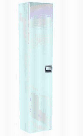 Kúpeľňová skrinka vysoká Kolo Twins 35x27,5x180 cm biela lesk 88460000