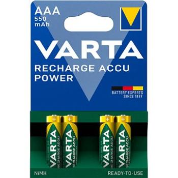 VARTA nabíjateľná batéria Recharge Accu Power AAA 550 mAh R2U 4 ks (56743101404)