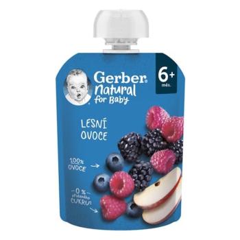 GERBER Kapsička natural lesné ovocie 6m+ 90 g