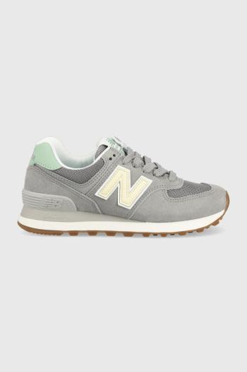 Tenisky New Balance WL574RB šedá farba