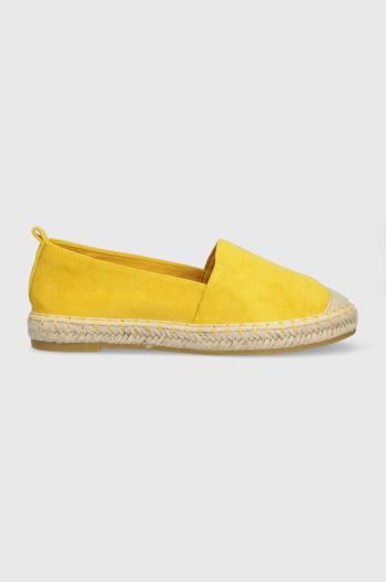 Espadrilky Answear Lab žltá farba