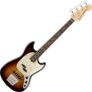 Fender American Performer Mustang RW 3-Tone Sunburst Elektrická basgitara