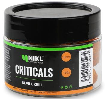 Nikl boilie criticals devill krill 150 g - 24 mm