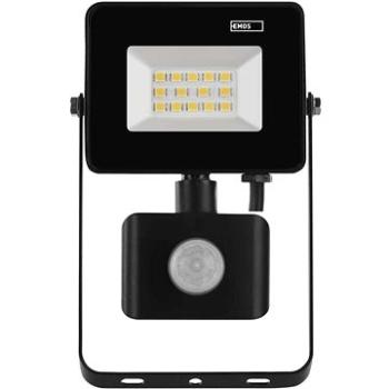EMOS LED reflektor SIMPO s pohybovým senzorom, 10,5 W, čierny, neutrálna biela (1531231200)