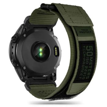 Tech-Protect Scount Pro remienok na Garmin Fenix 5 / 6 / 6 Pro / 7, military green