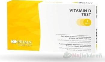 PRIMA HomeTest Vitamín D Test samodiagnostický test z krvi, 1x1 set