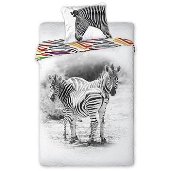 FARO bavlnená posteľná bielizeň Wild Zebra 140 × 200 cm (5907750555680)