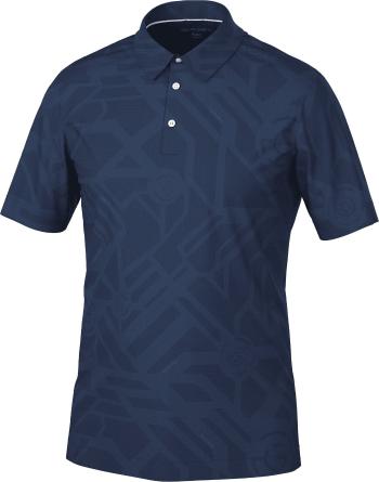 Galvin Green Maze Mens Breathable Short Sleeve Shirt Navy XL Polo košeľa