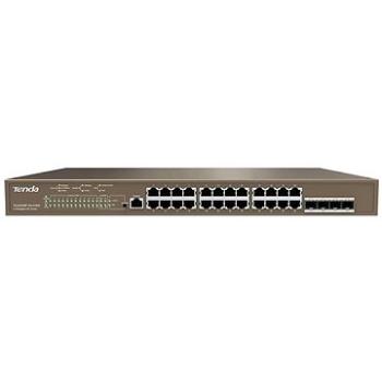 Tenda TEG5328P-24-410 W Gigabit L3 PoE af/at switch, 24× 10/100/1000 Mb/s PoE 802.3af/at + 4× SFP 10 (TEG5328P-24-410W)