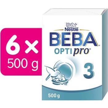 BEBA OPTIPRO® 3 dojčenské mlieko, 6× 500 g (8445290064493) + ZDARMA Príkrm Nestlé Služba AlzaPlus+ mesačné členstvo ako darček