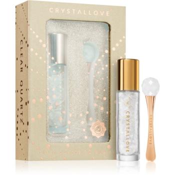 Crystallove Golden Clear Quartz 3D Eye Set sada(na očné okolie)