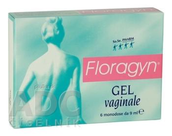 Floragyn Zvlhčujúci vaginálny gél 6 x 9 ml