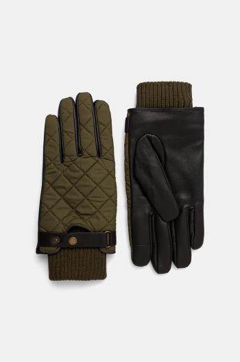 Rukavice Barbour pánske, zelená farba, MGL0135