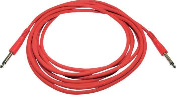 Paccs HIC23RE060SD hudobné nástroje kábel [1x jack zástrčka 6,35 mm - 1x jack zástrčka 6,35 mm] 6.00 m červená