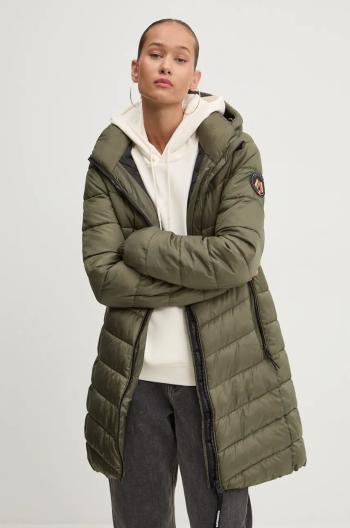 Bunda Superdry dámska, zelená farba, prechodná, W5011719A-8MI