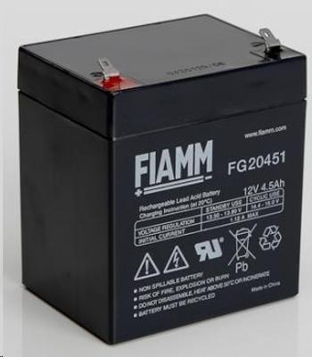 Batéria - Fiamm FG20451 (12V/4, 5Ah - Faston 187), životnosť 5 rokov