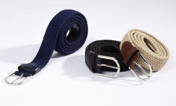 Flexibilný pletený opasok, čierny