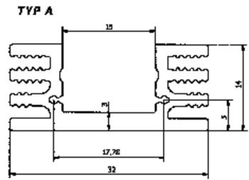 Fischer Elektronik SK 75 50 SA chladič 4.5 K/W (d x š x v) 50 x 32 x 14 mm TO-220, TO-126