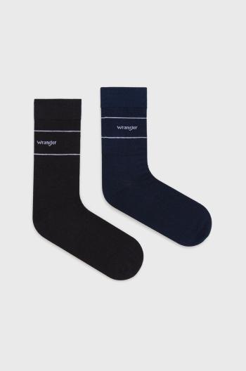 Ponožky Wrangler (2-pak) pánske, tmavomodrá farba
