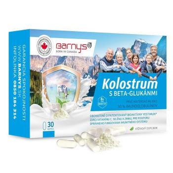 Barny's Kolostrum s beta-glukánmi 30 kapsúl