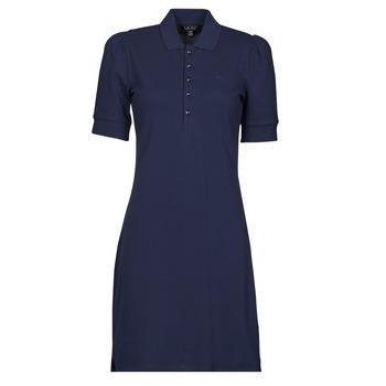 Lauren Ralph Lauren  Krátke šaty CHACE-SHORT SLEEVE-CASUAL DRESS  Námornícka modrá