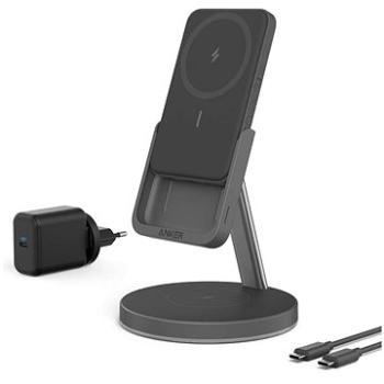 Anker PowerWave Mag-Go 2-in-1 Stand 5K Black (B25A7311)