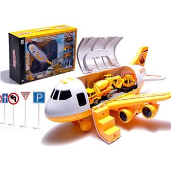 Transportné lietadlo + 3 stavebné vozidlá (ikonka_KX6684_3)