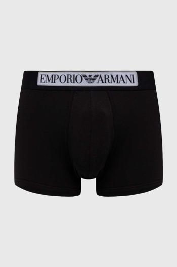 Boxerky Emporio Armani Underwear pánske, čierna farba