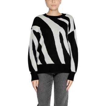 Vero Moda  VMNANCY LS O-NECK LONG PULLOVER BOO 10310665  Svetre Čierna